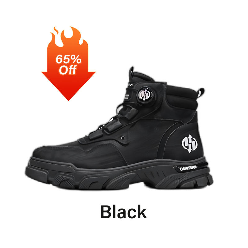 🔥Limited stock available 50% OFF🔥Men's Outdoor Swivel Buckle Work Shoes 🔄👞 – Waterproof 💦, Anti-slip 🚶♂️, Comfortable , Breathable 🌬️