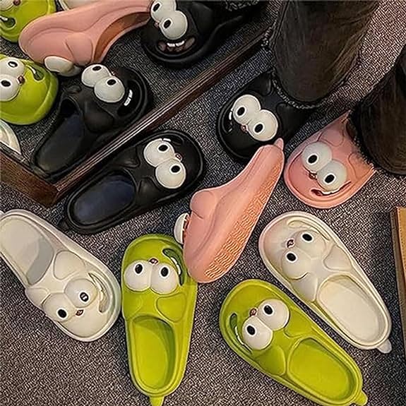 🔥Summer Hot Sale 49% OFF🔥3D Big Eye Dog Fun Cartoon Eva Slippers