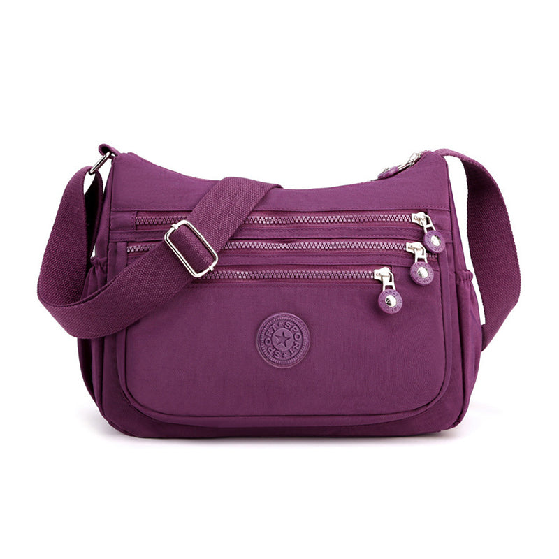 ⌛Limited-Time Offer-Lightweight Multi-Pocket Nylon Crossbody Bag – Lightweight, Water-Resistant & Perfect For Everyday Adventures 👜