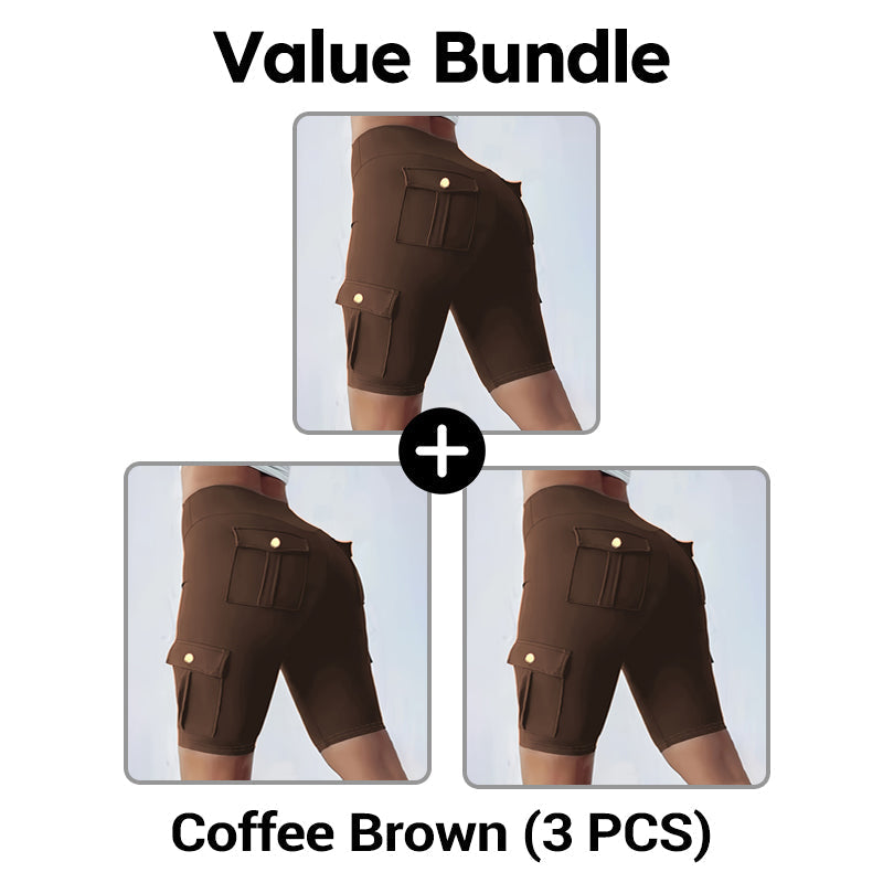 💥🧘♀️🍑 50% OFF! High‑Waist Butt‑Lifting Shorts – 4‑way stretch, squat‑proof. Pockets for phone & keys. Gentle tummy control, all‑day comfort. Your workout bestie. 🩳✨