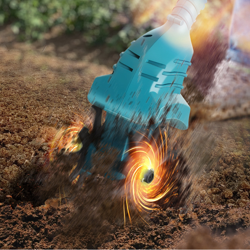 🌱 Cordless Garden Tiller ✅ Adjustable Handle & Powerful Blades | Easy Soil Cultivation 🔋 -50% TODAY ONLY 🔥