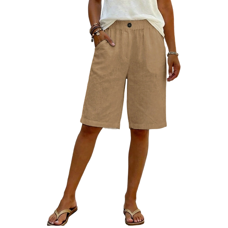 ⏳Time-limited Special⏰Solid Color Relaxed Fit Casual Shorts