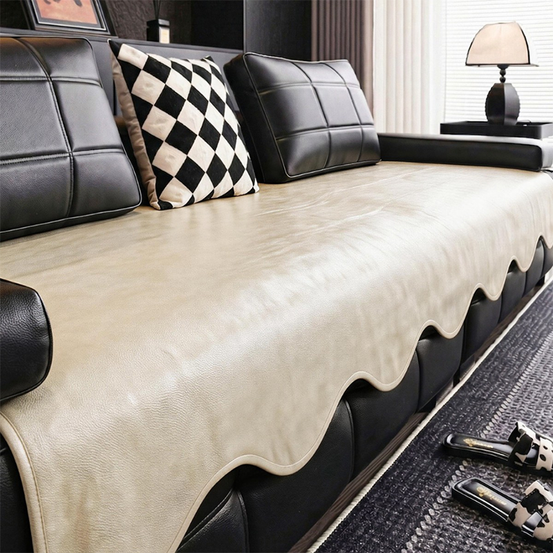 ⌛Limited-Time Offer-Waterproof Faux Leather Sofa Seat Cover