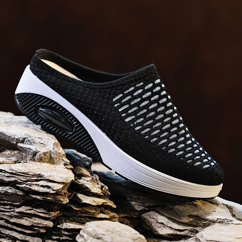 ⌛Limited-Time Offer-Women's Breathable Mesh Platform Slippers