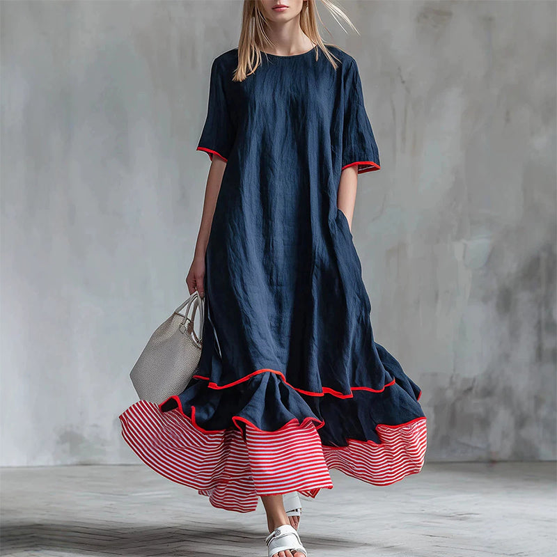 Women's Summer Tiered Ruffle Maxi Dress