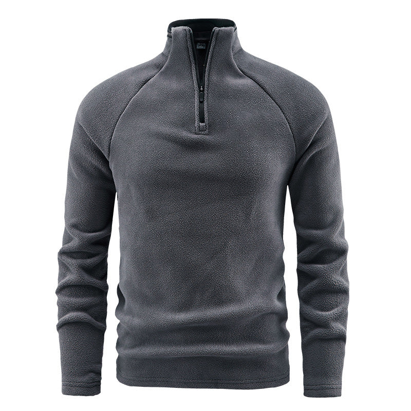 ⌛Limited-Time Offer-Men's Polar Fleece Stand Collar Warm Sweatshirt