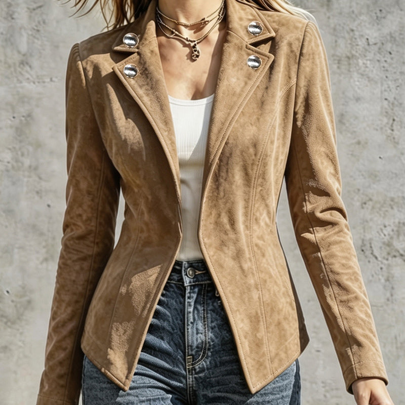 ๐โจ Women's Chic Lapel Slim Fit Jacket โ Chic, Flattering & Effortlessly Elegant