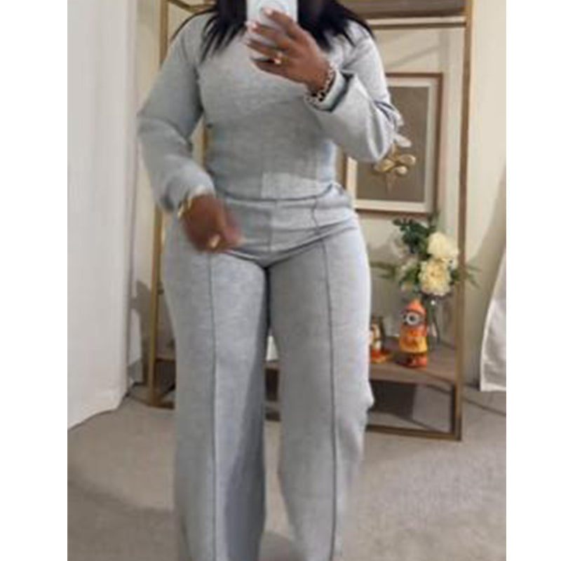 ๐ ๐ Women's Casual 2-Piece Set - Soft stretch-knit comfortโจ๐๐ถ๐บ ๐ข๐ฏ๐บ 2 ๐ข๐ฏ๐ฅ ๐จ๐ฆ๐ต ๐ข๐ฏ ๐ฆ๐น๐ต๐ณ๐ข 8% ๐ฅ๐ช๐ด๐ค๐ฐ๐ถ๐ฏ๐ต