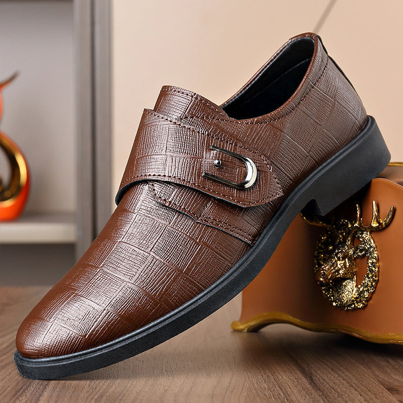 ๐ Quick Strap Fit, Polished Everyday Style | Men's Versatile Dress Shoes