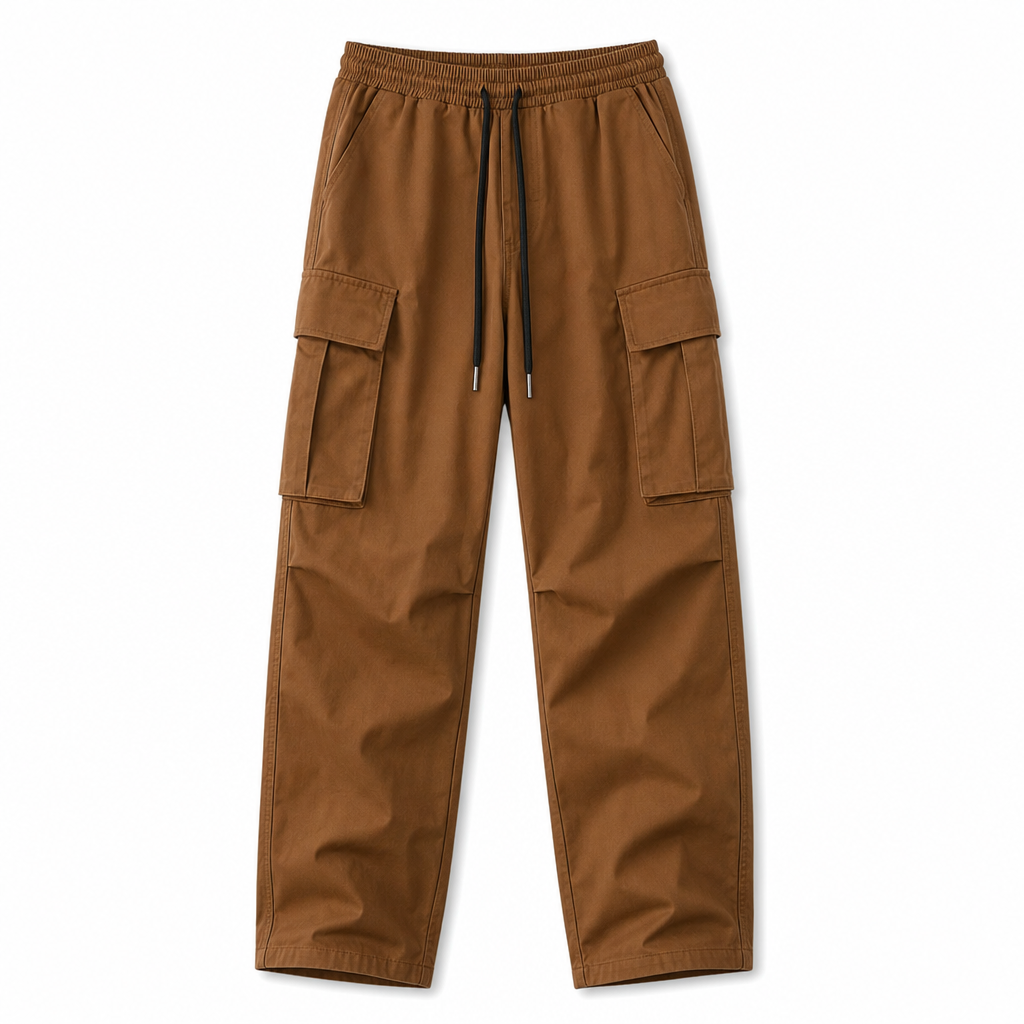 ๐ Lightweight Feel, Utility Pockets | Men's Drawstring Cargo Pants