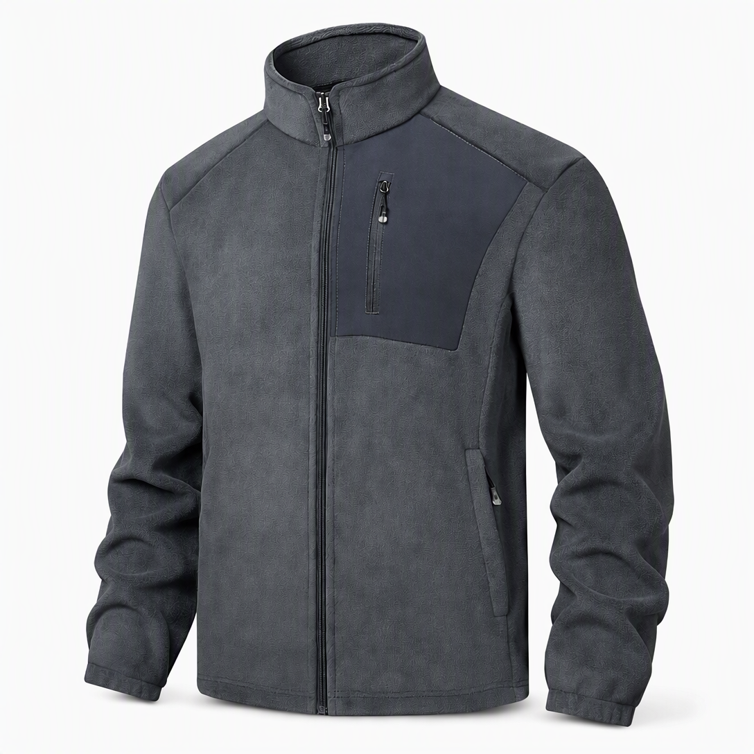 Men's Casual Warm Zip Up Jacket