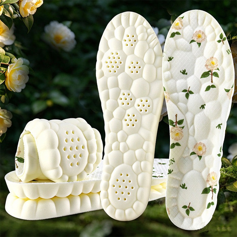 Breathable Camellia Deodorizing Cushion Insoles