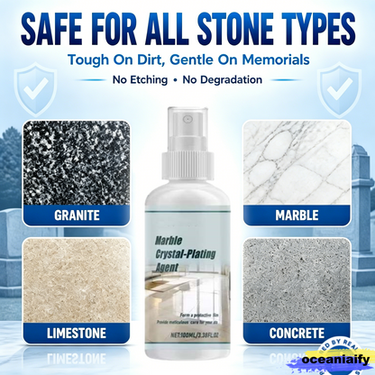 🔥Graveyard Moss Cleaner-Multi-functional stain remover spray-professionally removes moss and dirt from tombstones, stone cleaner