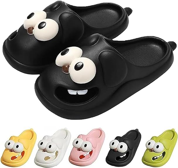 🔥Summer Hot Sale 49% OFF🔥3D Big Eye Dog Fun Cartoon Eva Slippers