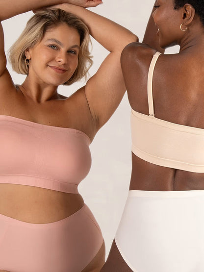 ⛱️Last Day Special Price $19.99!!🤩🔥Convertible Strapless Bandeau Bra with Wireless Comfort, Anti-Slip Grip & Removable Straps