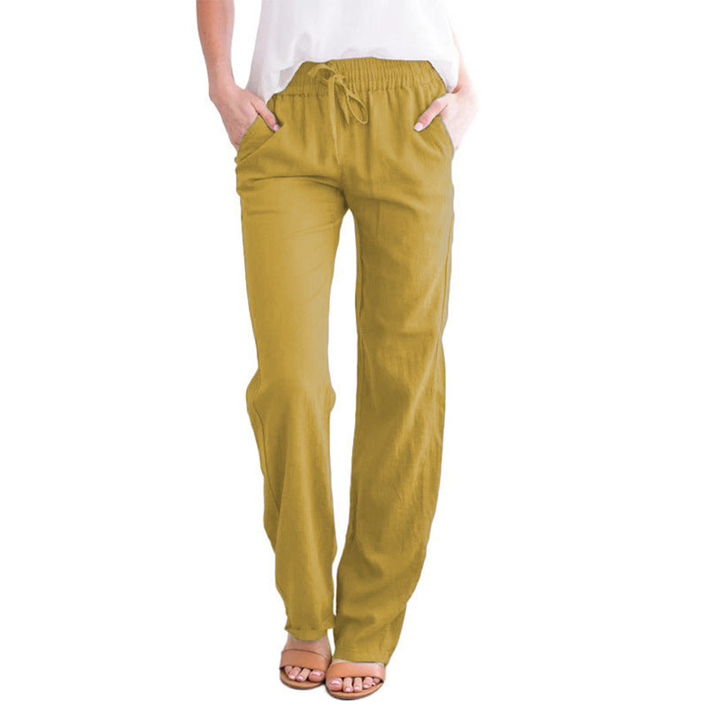 Women's Loose Comfy Linen-cotton Pants🥰