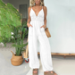 🔥Women's Deep V-Neck Denim Jumpsuit👖