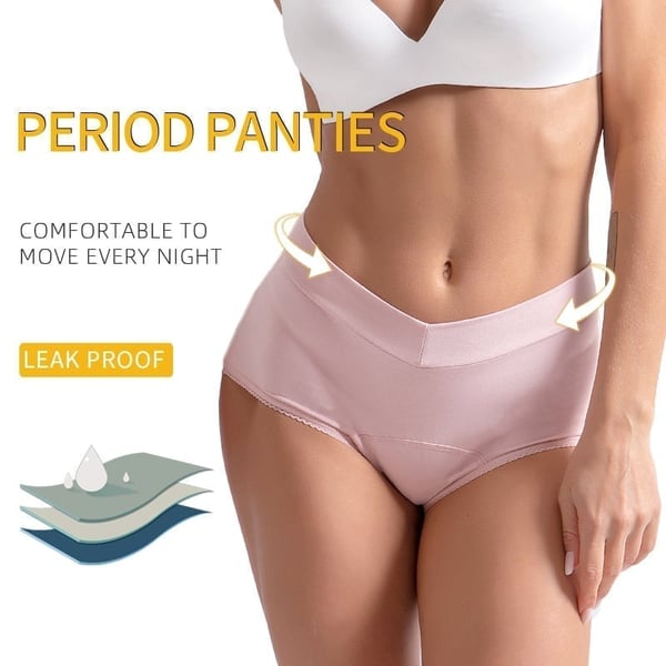 🎉🩲 High-Waisted Leak-Proof Underwear – Reliable leak protection, comfortable high waist – Pay on delivery ✅