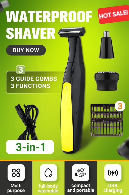 🔥Limited Time-50% off 🔥Multifunctional Electric Wet & Dry Shaver