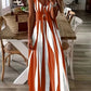 👗50% OFF Striped Spaghetti Strap Dress, Slim & Airy