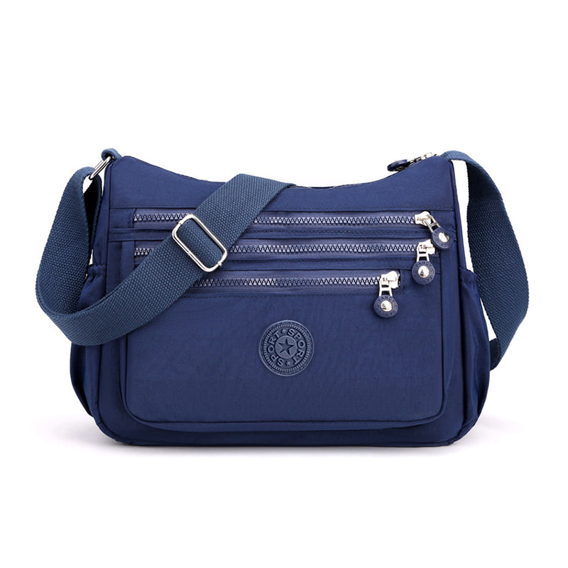 ⌛Limited-Time Offer-Lightweight Multi-Pocket Nylon Crossbody Bag – Lightweight, Water-Resistant & Perfect For Everyday Adventures 👜