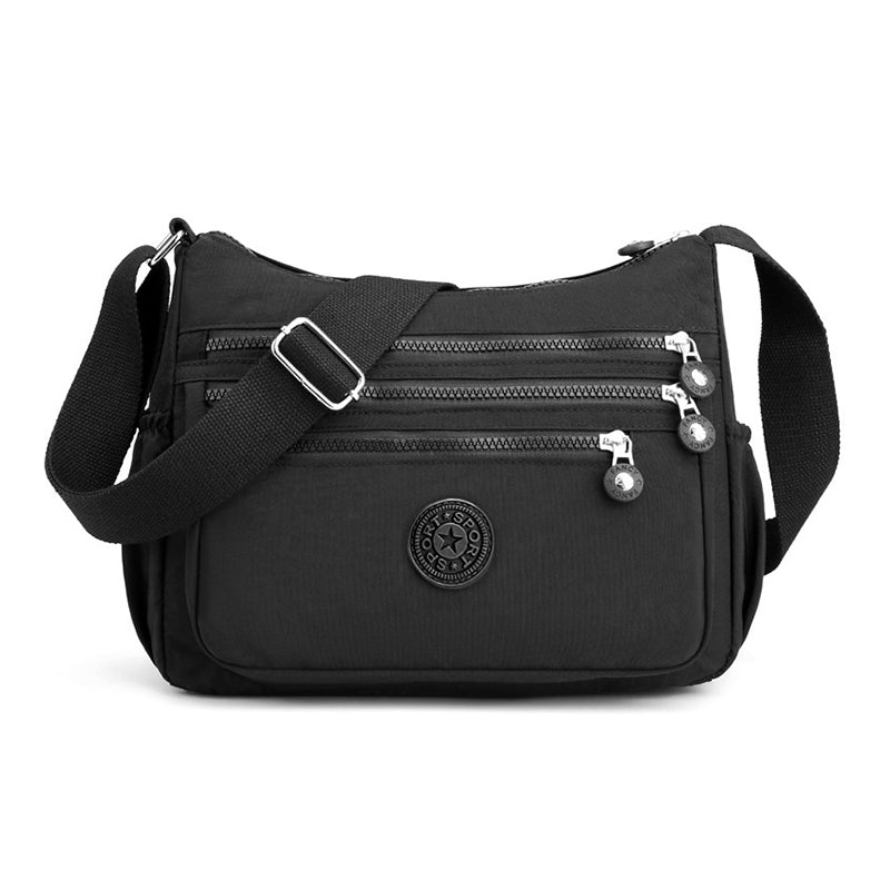 ⌛Limited-Time Offer-Lightweight Multi-Pocket Nylon Crossbody Bag – Lightweight, Water-Resistant & Perfect For Everyday Adventures 👜