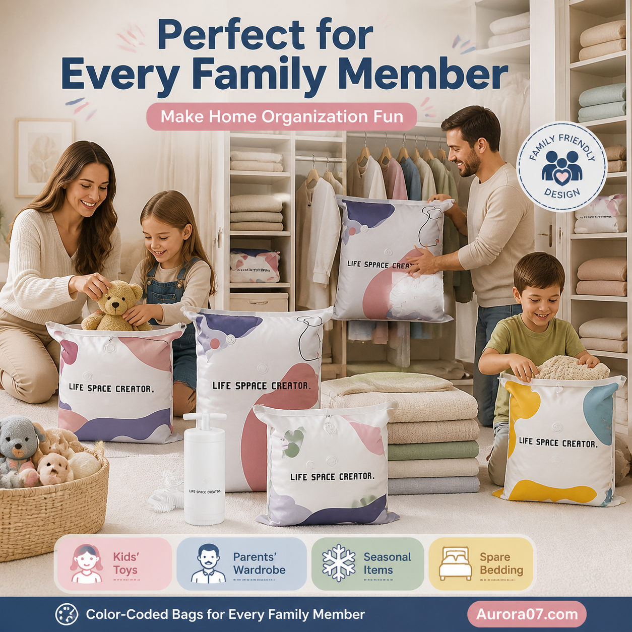 ⏰⌛Buy 5 Get 5 Free🧳No‑Pump Vacuum Storage Bags – Press & Seal, No Pump Needed. Saves 80% Space, Keeps Clothes Dry & Dust‑Free