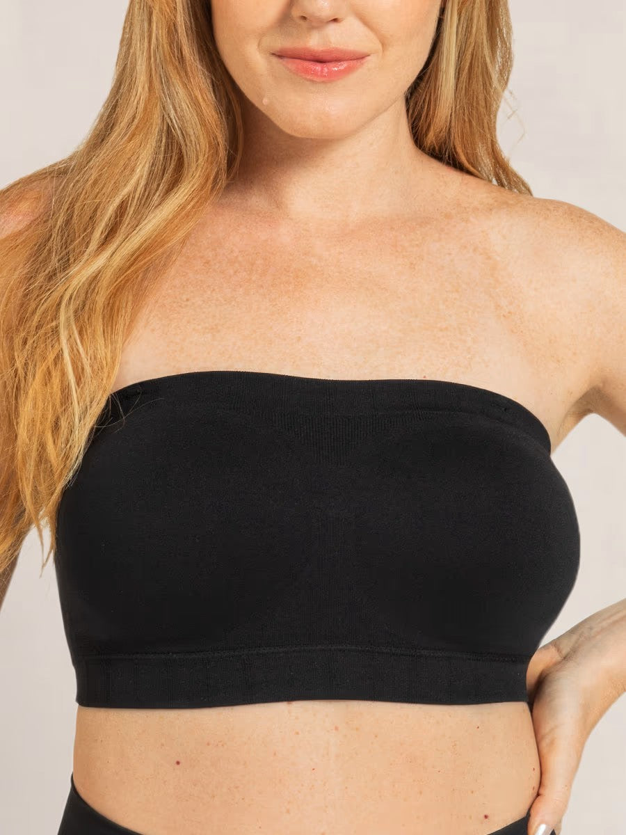 ⛱️Last Day Special Price $19.99!!🤩🔥Convertible Strapless Bandeau Bra with Wireless Comfort, Anti-Slip Grip & Removable Straps