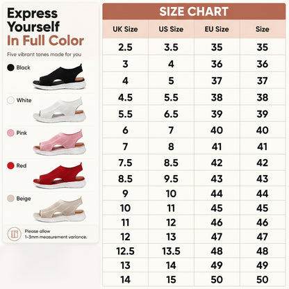 Women's Breathable Mesh Open-Toe Sandals