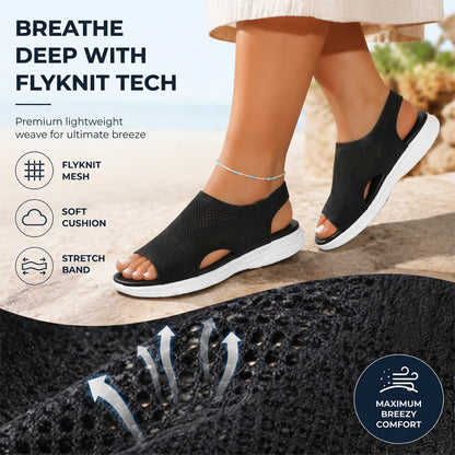 Women's Breathable Mesh Open-Toe Sandals