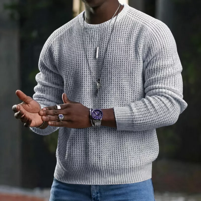 ✨2026 Collection at 50% OFF & FREE SHIPPING🎁JMIERR Men's Crewneck Sweater Soft Casual Sweaters Classic Long Sleeve Pullover Sweaters with Ribbing Edge