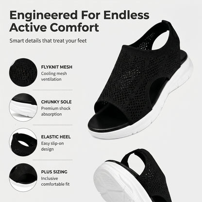 Women's Breathable Mesh Open-Toe Sandals
