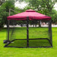 🚩Free Shipping🌞Multifunctional garden parasol with mosquito net, windproof, rainproof, and provides sun protection