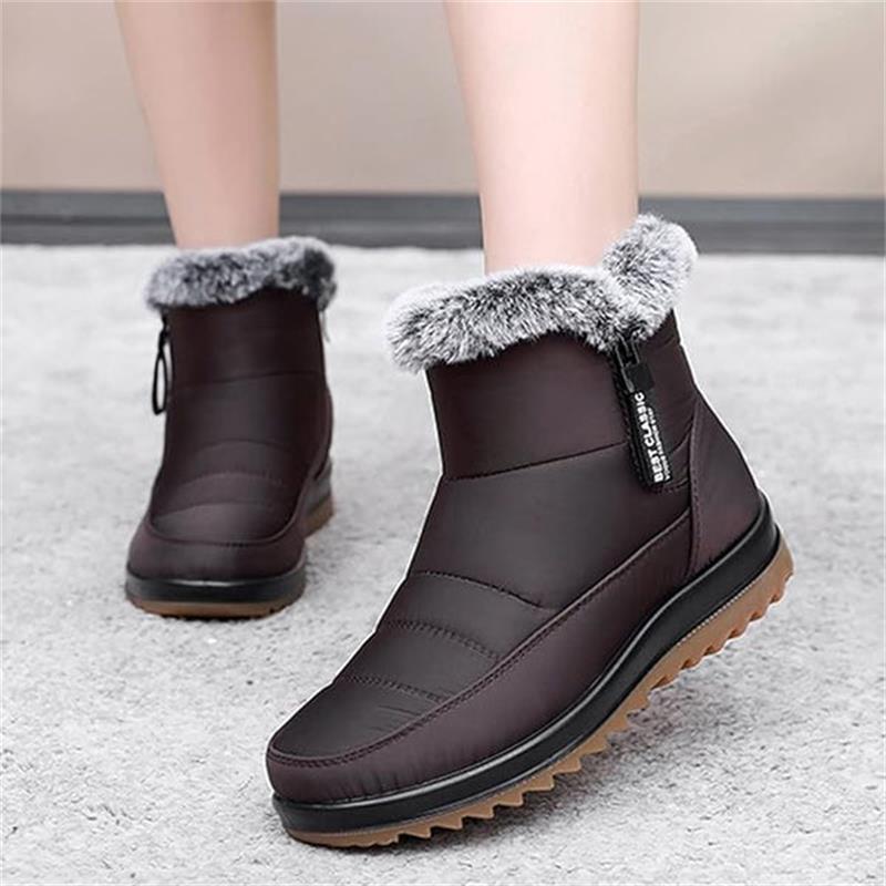 Women's Winter Waterproof Warm Cotton Boots👢