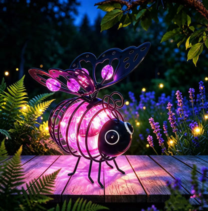 🐝Outdoor Hanging Solar Bee Light - Perfect Gift For Plant Lovers Moms Or Literally Anyone Who Smiles❤️