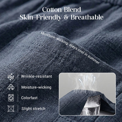 💎 2026 New Women's Summer Cotton Linen Wide-Leg Pants – Breathable, Wrinkle-Free & Relaxed Fit 🍃