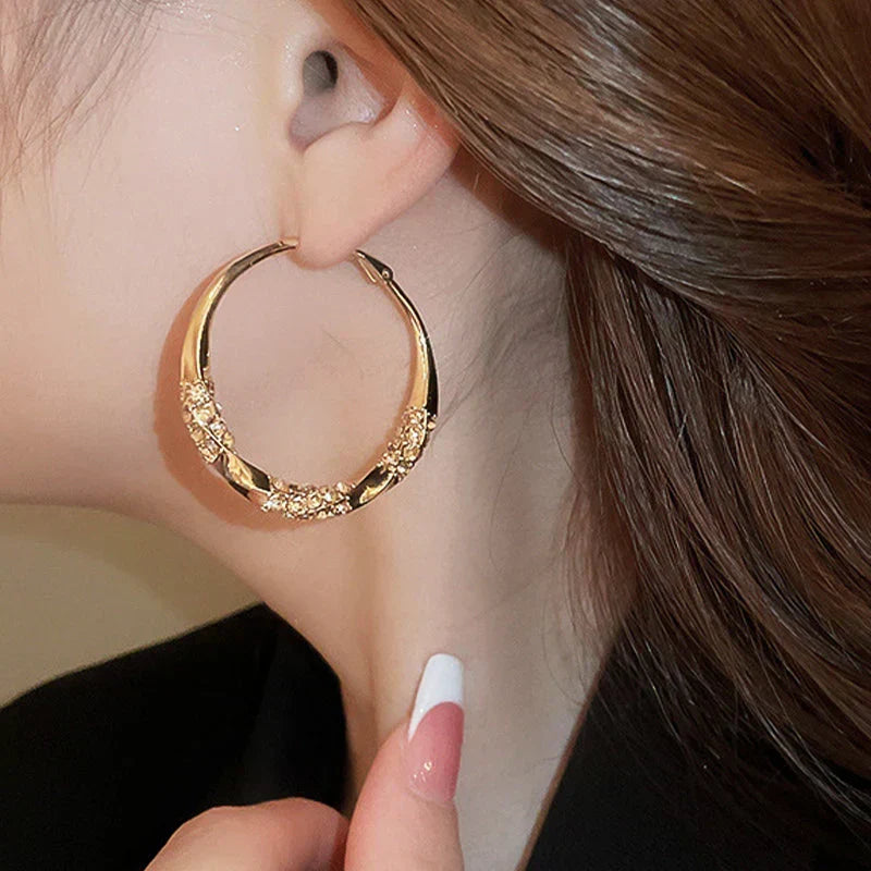 💖Circle Earrings with Zirconia