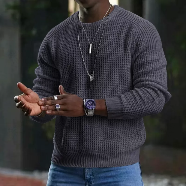 ✨2026 Collection at 50% OFF & FREE SHIPPING🎁JMIERR Men's Crewneck Sweater Soft Casual Sweaters Classic Long Sleeve Pullover Sweaters with Ribbing Edge