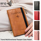 Leather Card Wallet With RFID Blocking