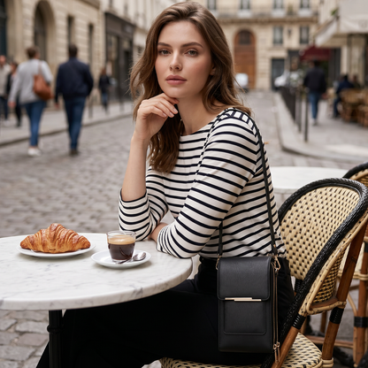 👜 📱 Women's Touch Screen Messenger Bag – Smart Phone Charging, Anti-Theft & Water-Resistant ✨
