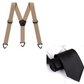 📢📢High elasticity Men's X-Back Suspenders with Hook Clips