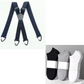 📢📢High elasticity Men's X-Back Suspenders with Hook Clips