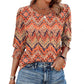⏰Limited Time Sale-50% OFF🏖️Womens 3/4 Sleeve T-Shirts Cute Crewneck Tees Blouses
