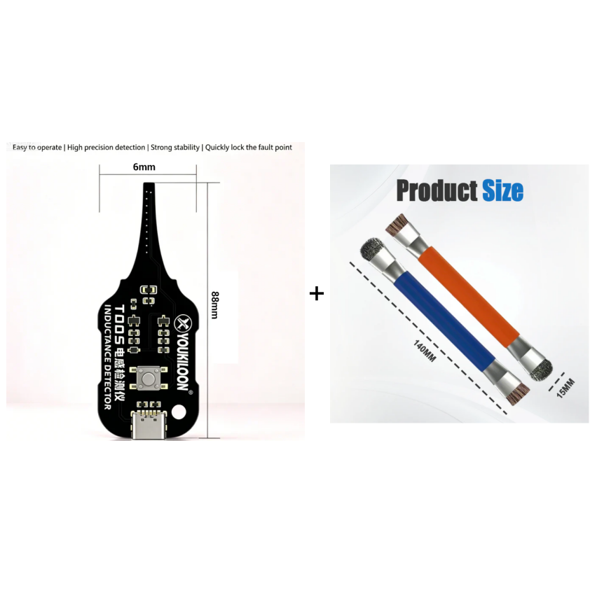 🥳2026 HOT SALE🥳💞50K+ SOLD!💡⚙️ 50% OFF! In-Circuit Inductor Tester – One-button simplicity, clear indicator. Non-contact, rapid diagnosis. A must-have for electronics repair. 📟🕊️