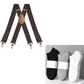 📢📢High elasticity Men's X-Back Suspenders with Hook Clips