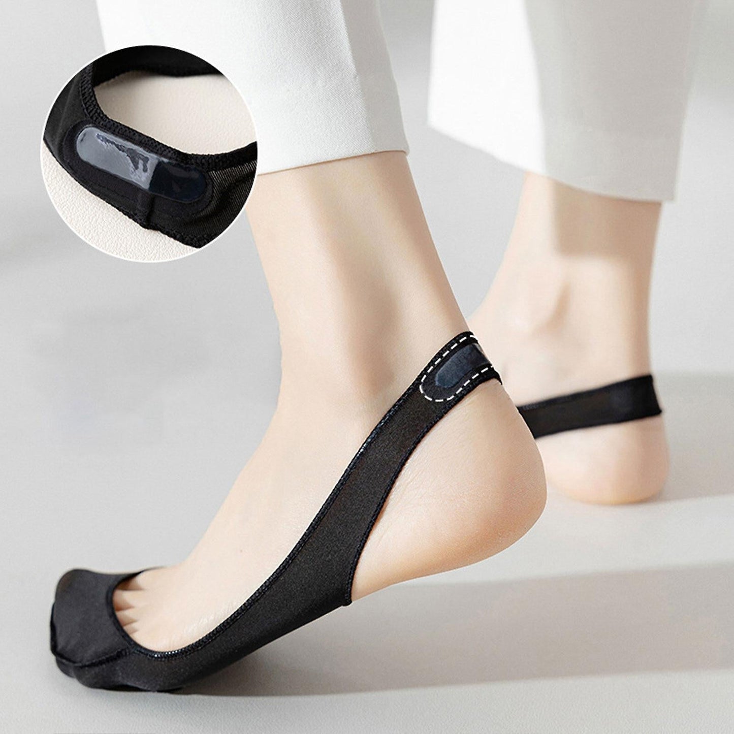 👠Silicone Anti-Slip Invisible Socks