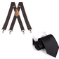 📢📢High elasticity Men's X-Back Suspenders with Hook Clips