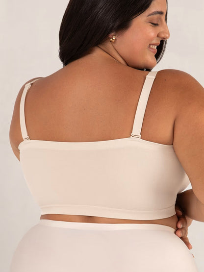 ⛱️Last Day Special Price $19.99!!🤩🔥Convertible Strapless Bandeau Bra with Wireless Comfort, Anti-Slip Grip & Removable Straps