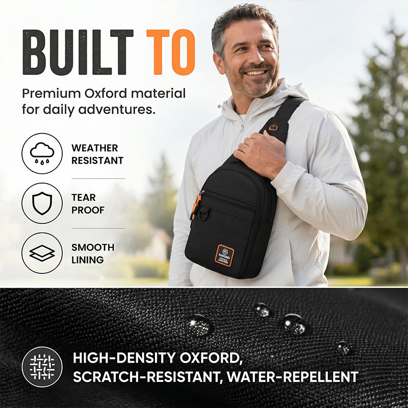 ⌛Limited-Time Offer-Waterproof Multi-pocket Crossbody Sling Bag