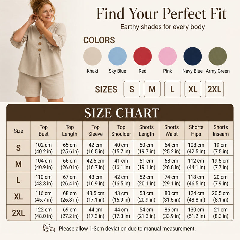 🔥Women's Casual Cotton Blend 2-Piece Set